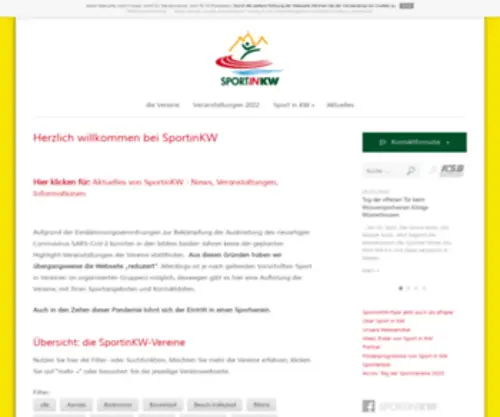 Sportinkw.de(Sportinkw) Screenshot