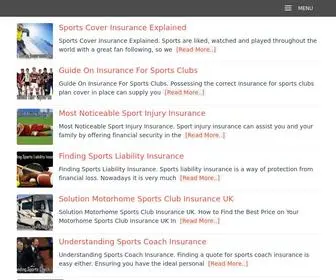 Sportinsurances.uk(Sports Club Insurance UK) Screenshot