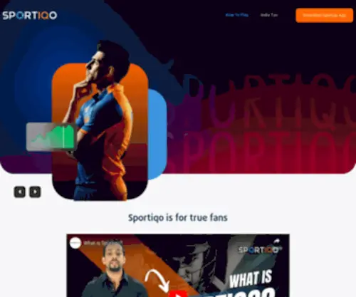 Sportiqo.com(Sports Trading Platform) Screenshot