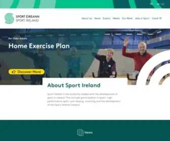 Sportireland.ie(About Sport Ireland) Screenshot