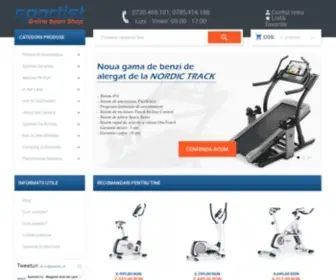 Sportist.ro(Magazin online articole sportive si echipamente fitness) Screenshot