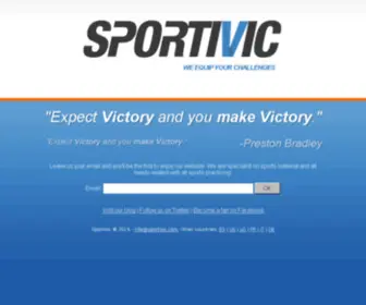 Sportivic.co.uk(Buy sports equipment online and recommendations on all sports) Screenshot