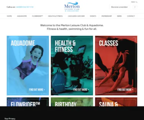 Sportjersey.co.uk(The Merton Leisure Club & Aquadome) Screenshot