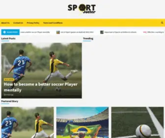 Sportjotter.com(With a team of experienced publishers) Screenshot