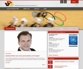 Sportjournalist.de(Verband Deutscher Sportjournalisten) Screenshot