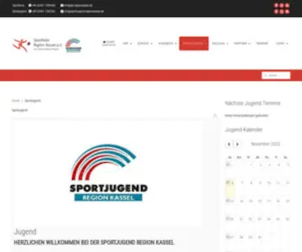 Sportjugend-Kassel.de(Willkommen bei der Sportjugend Region Kassel) Screenshot