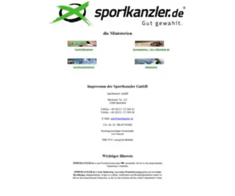 Sportkanzler.de(Die Sportartikelexperten) Screenshot