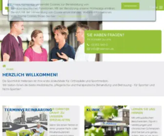 Sportkrankenhaus.de(Startseite // Sportklinik Hellersen) Screenshot