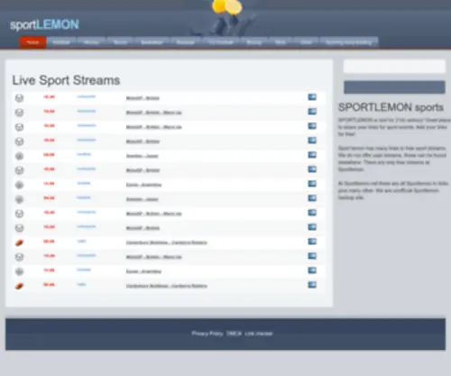 Sportlemon.net(From Sport) Screenshot