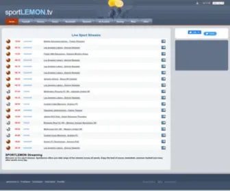Sportlemons.net(Live Sport Streams Online) Screenshot