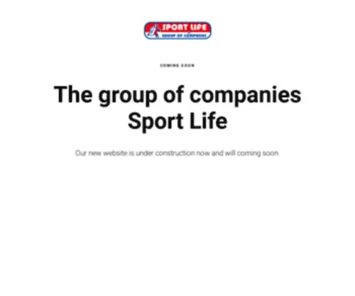 Sportlifegroup.com(Our new website) Screenshot