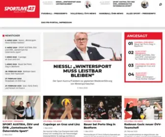 Sportlive.at(PR, Medien, Kommunikation) Screenshot