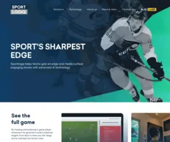 Sportlogiq.com Screenshot