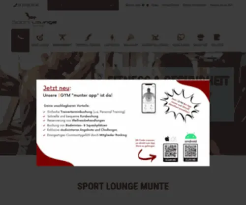 Sportlounge-Munte.de(Dein Fitnessstudio in Bremen) Screenshot