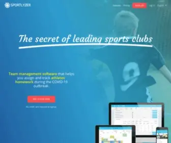 Sportlyzer.com(Player development and team management software) Screenshot