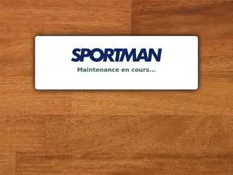 Sportman.fr(Maintenance du site) Screenshot