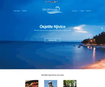 Sportmar.hr(Sportmar Njivice) Screenshot