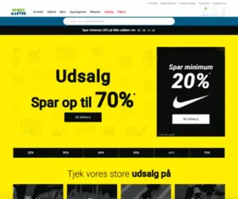 Sportmaster.dk(89 sportsbutikker & DK's største online sportsbutik) Screenshot