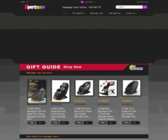 Sportmate.com.au(Massage chair electric massage chair Local Massage Chair Stores in Australia) Screenshot