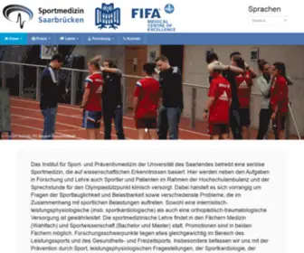 Sportmedizin-Saarbruecken.de(Sportmedizin) Screenshot