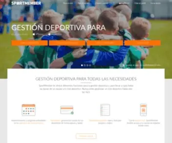 Sportmember.es(Software gratuito gestión deportiva) Screenshot
