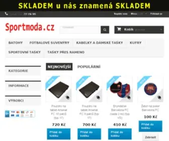 Sportmoda.cz(Sportovní tašky) Screenshot
