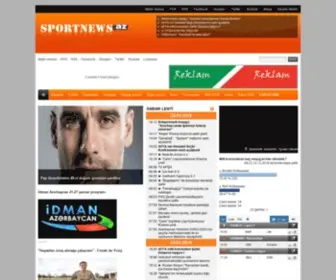 Sportnews.az Screenshot