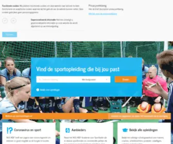 Sportopleidingen.nl(Vind de sportopleiding die bij jou past) Screenshot