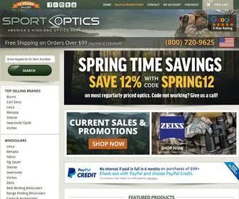 Sportoptics.com(America's High End Optics Authority) Screenshot