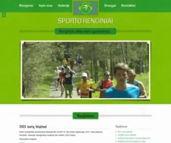 Sportorenginiai.lt(Asociacija SPORTO RENGINIAI) Screenshot