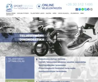 Sportorvosikozpont.hu(Sportorvosi Központ) Screenshot