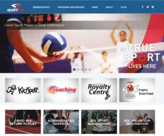 Sportpei.pe.ca(Sport PEI) Screenshot