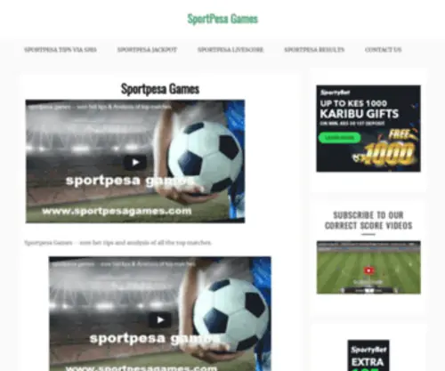 Sportpesatodaygames.com(Sportpesatodaygames) Screenshot