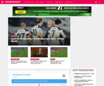 Sportposzt.com(Hirdetés február 22. az új tulajdonos nyilatkozata után gyakorlatilag eldőlt) Screenshot