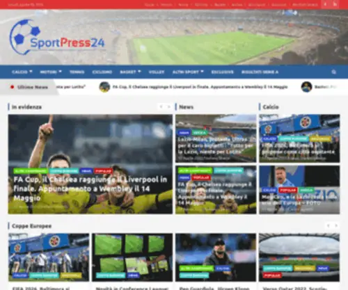 Sportpress24.com(Home) Screenshot