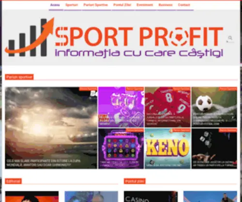 Sportprofit.ro(Sport Profit) Screenshot