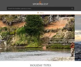 SportQuestholidays.com(Fishing Holidays & Shooting Holidays) Screenshot