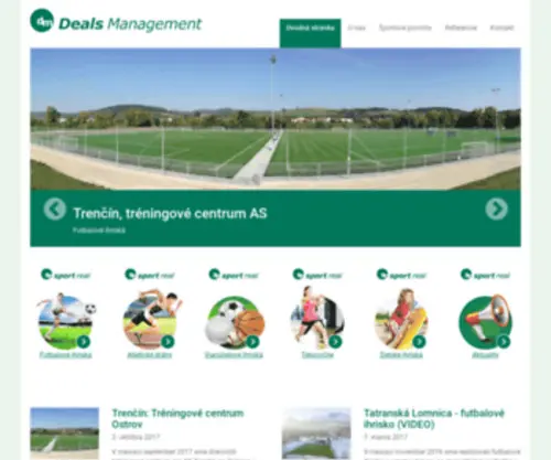 Sportreal.sk(Deals Management) Screenshot
