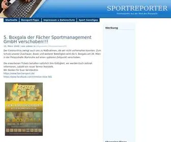 Sportreporter24.de(SPORTREPORTER) Screenshot