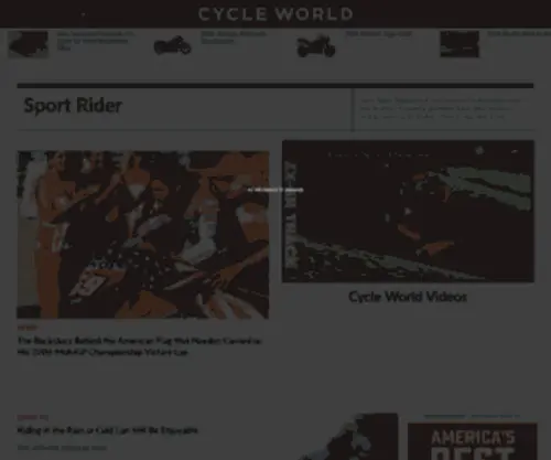 Sportrider.com(Sport Rider Magazine) Screenshot