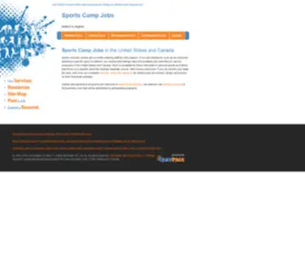 Sports-Camp-Jobs.com(Sports Camp Jobs Sitemap) Screenshot