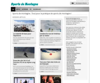 Sports-DE-Montagne.com(Sports de montagne) Screenshot