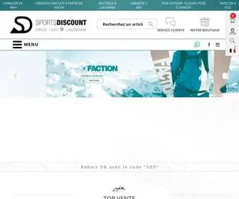 Sports-Discount.net(Magasin online de ski freestyle) Screenshot