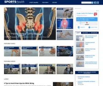 Sports-Health.com(Trusted Information for Sports Injury Relief) Screenshot