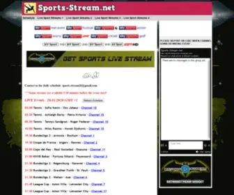 Sports-Stream.net(Live Sports Streams) Screenshot