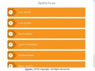 Sports-TV.eu(Sports TV) Screenshot