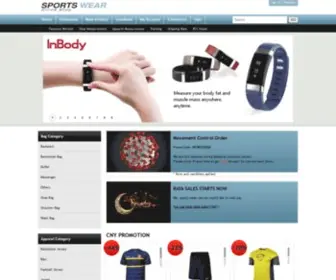 Sports-Wear.com.my(We have a great selection of sports inspired clothing) Screenshot