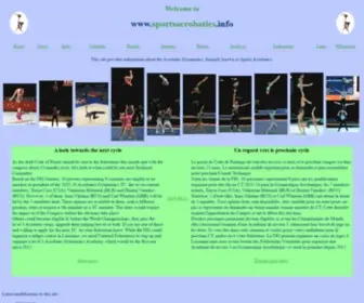 Sportsacrobatics.info(Sports Acrobatics Info) Screenshot
