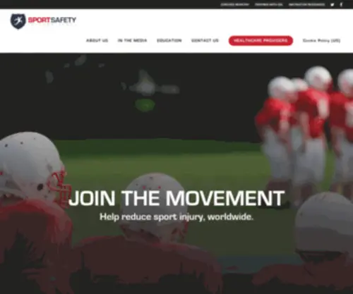 Sportsafety.com(Sport Safety International) Screenshot