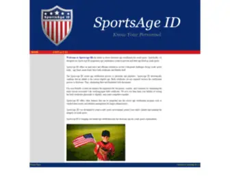 Sportsageid.com(Sportsageid) Screenshot